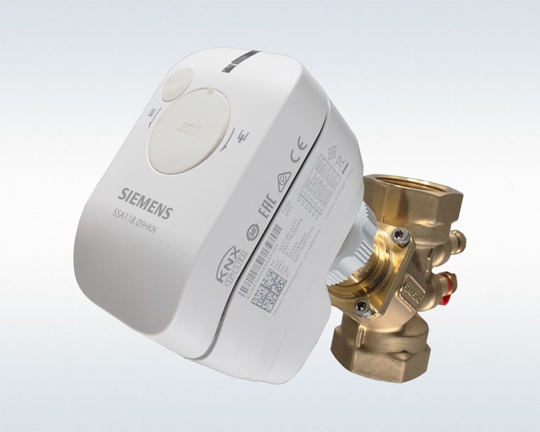 SIEMENS LANZA ACTUADORES PARA VÁLVULAS DE PEQUEÑO TAMAÑO MÁS CONECTADOS Y SILENCIOSOS